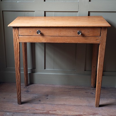 Regency pine side table